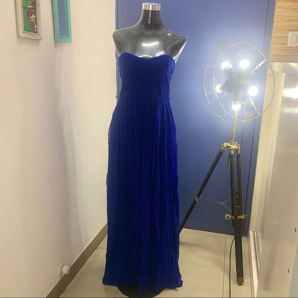 🌟 “MANGO” Party, Red Carpet, Cocktail Dress in Rich Blue Colour - Picture 4 of 12